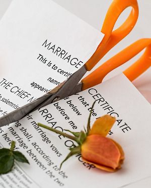 cutting marriage certificate